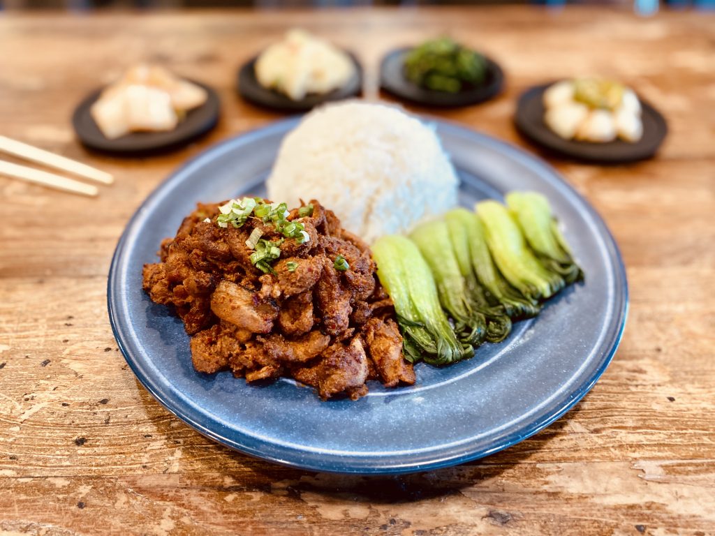 Spicy BBQ Pork Plate